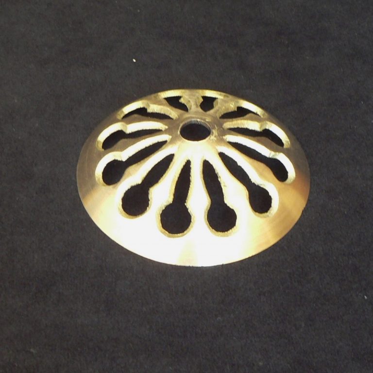 3 1/8" (80mm) Cast Brass Vented Vase Cap Villa Leadlights