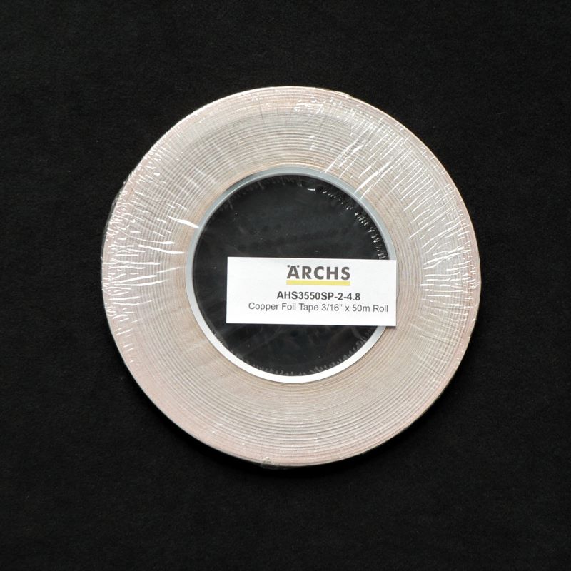 Archs 3/16″ (4.7mm) Copper Foil – New 50M Roll