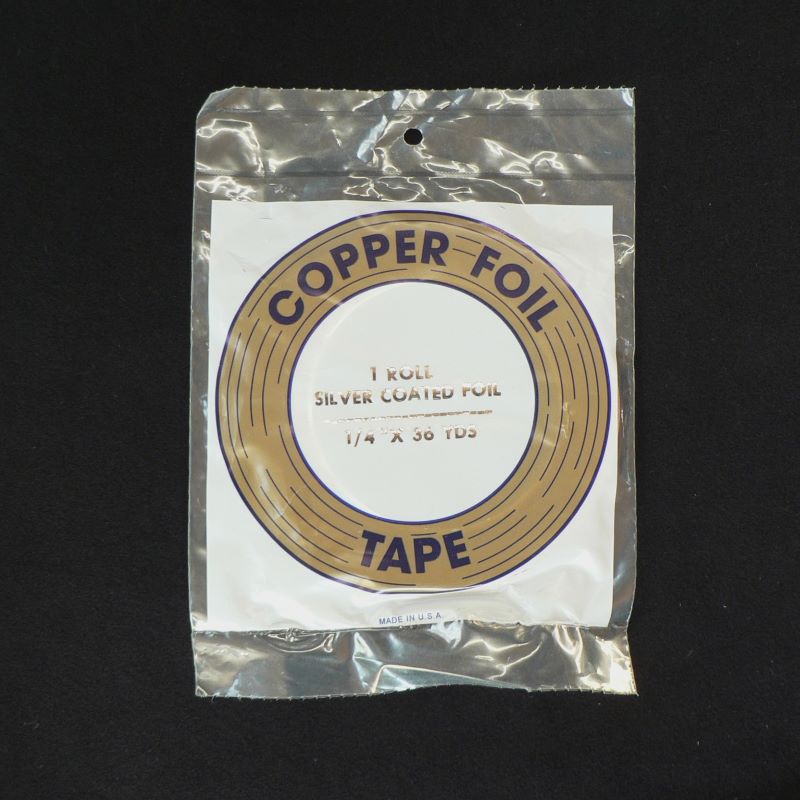 Edco 1/4″ (6.35mm) Silver Back Copper Foil